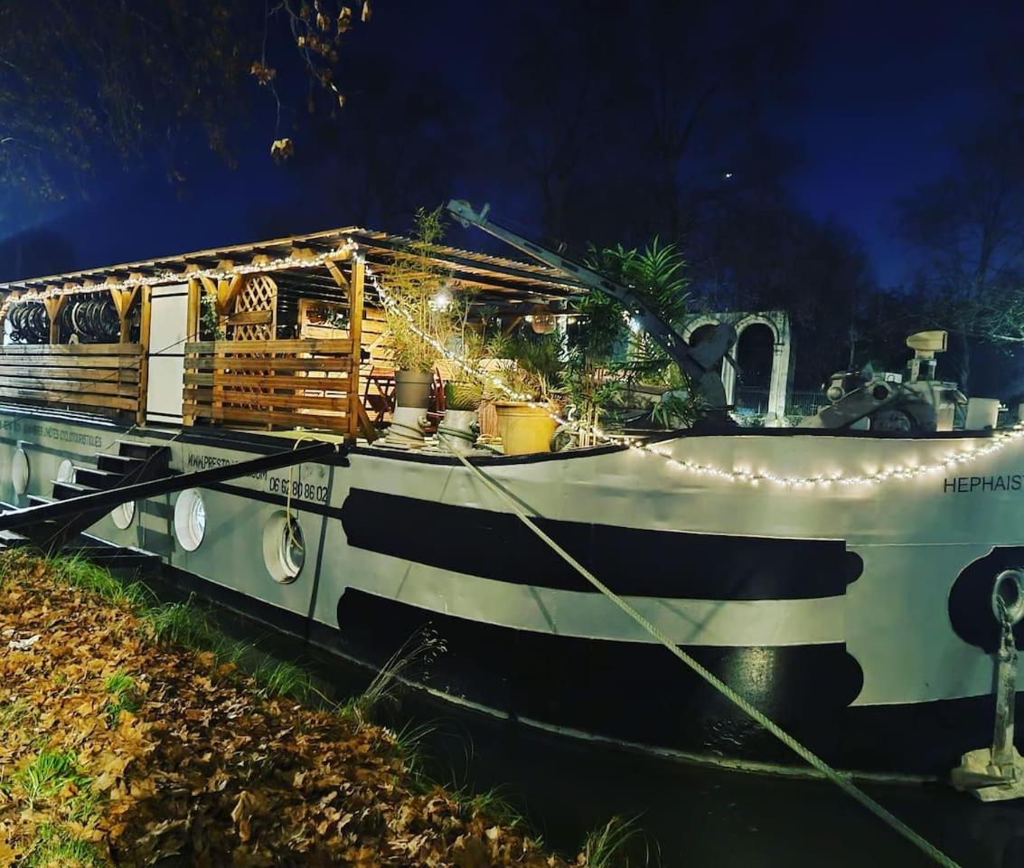 Peniche De Charme Avec Jacuzzi Sur Canal Du Midi Toulouse Extérieur photo